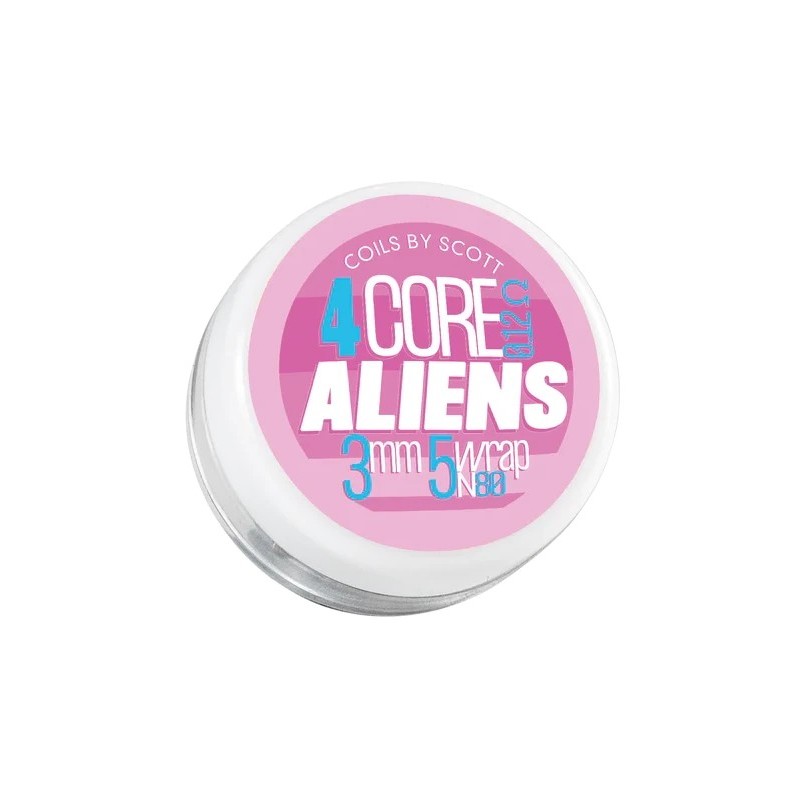 Coils By Scott 4 Core Alien 0,12 Ohm Ni80 Grzałka