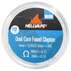 Hellvape Dual Core Fused Clapton NI90 Grzałka