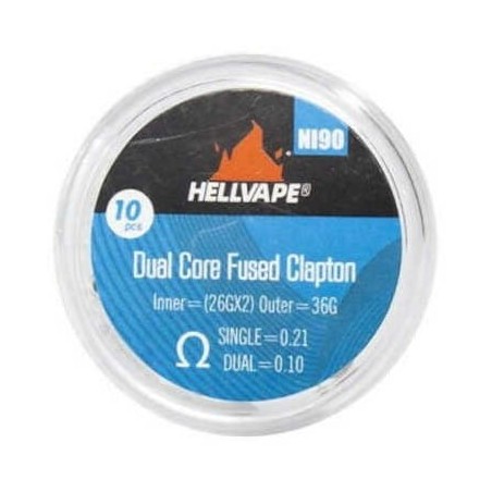 Hellvape Dual Core Fused Clapton NI90 Grzałka
